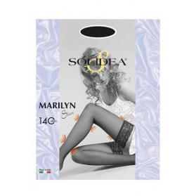 Marilyn 140 Sheer Calza Autoreggente Blu Scuro 3
