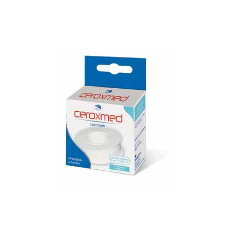 Cerotto In Rocchetto Ceroxmed Aerato In Tessuto Bianco 500x1,25 Cm 1 Pezzo