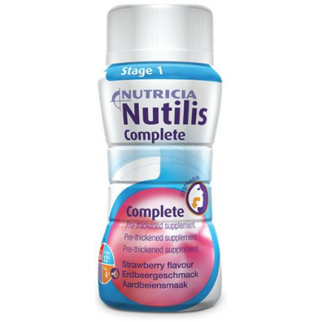 Nutilis Complete Stage 1 Fragola 4 X 125 ml