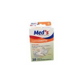 Cerotto Meds Strips Delicato Tessuto Non Tessuto Assortiti 20 Pezzi