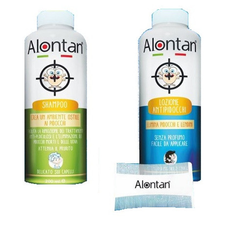 Alontan Lozione Antipediculosi 200 ml + Shampoo 200 ml