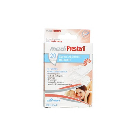 Medipresteril Cerotti Estensibili Assortiti 2 Formati 12 Cerotti 7 X 2 + 8 Cerotti 7 X 3,8