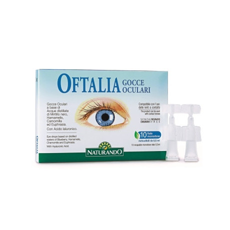 Oftalia Gocce Oculari Monodose 2 Strip Da 5 Fiale Da 0,5 ml