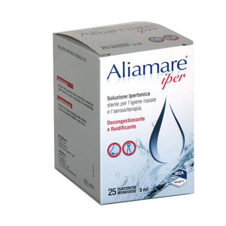 Aliamare 25 Flaconcini Ipertonici Da 5 ml