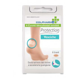 Cerotti Idrocolloidali Protection Vesciche Grandi 6 Pezzi