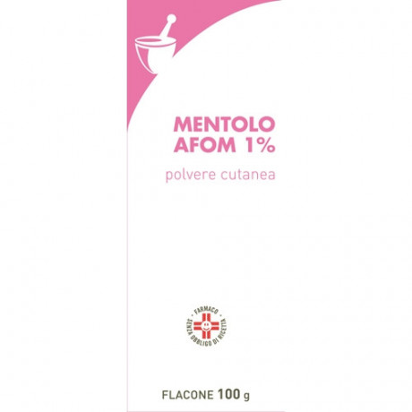 Mentolo Farm 1% 100g Polvere Cutaneo