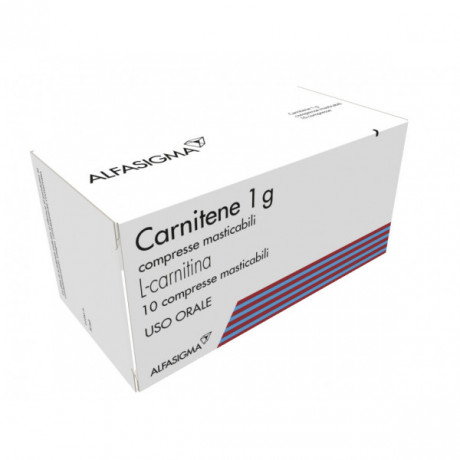 Carnitene 10 Compresse Masticabile 1g