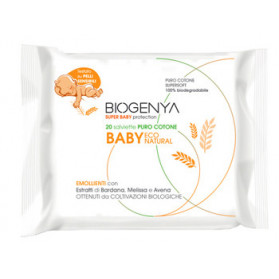 Biogenya Salviettina Baby Cotone 20 Pezzi