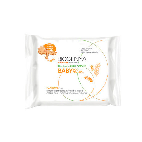 Biogenya Salviettina Baby Cotone 20 Pezzi