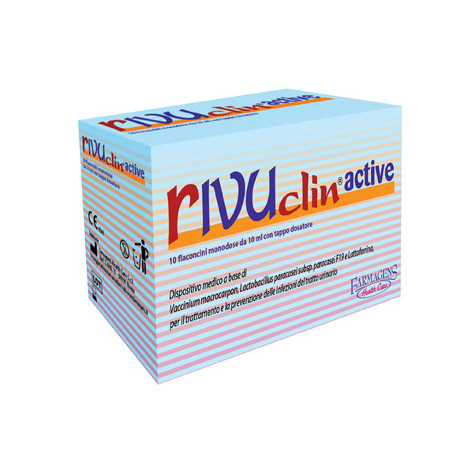 Rivuclin Active 10 Flaconcini Monodose Da 10 ml Con Tappo Dosatore