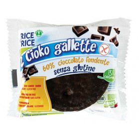 Rice&rice Cioko Gallette Ricoperte Di Cioccolato Fondente 33 g Senza Lievito