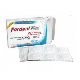 Fordent Plus 30 Compresse Concentrate Per Dentiere E Apparecchi Ortodontici