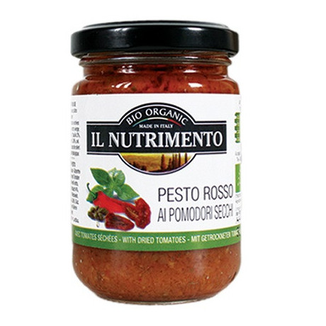 Il Nutrimento Pesto Rosso Con Pomodori Secchi Senza Glutine 130 g