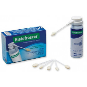 Histofreezer Mix Mini Kit Per Crioterapia 1 Bomboletta Di Aerosol Da 80 ml + 16 Applicatori Da 2mm + 16 Applicatori Da 5 Mm