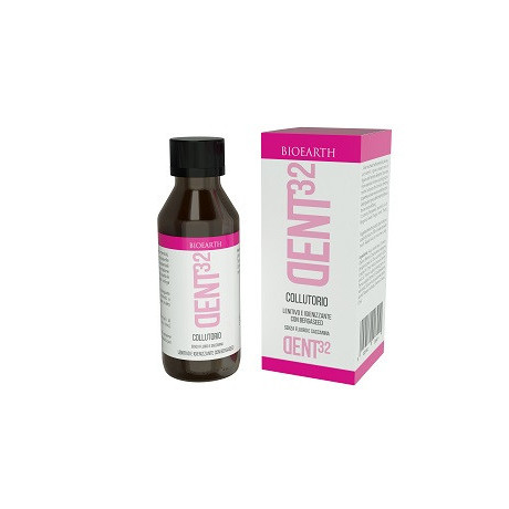 Dent32 Collutorio Lenitivo Igienizzante Con Bergaseed 100 ml Senza Fluoro E Saccarina