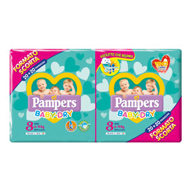 Pampers Baby Dryduo Dwct Midi 40 Pezzi