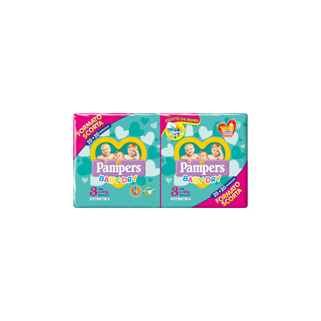 Pampers Baby Dryduo Dwct Midi 40 Pezzi