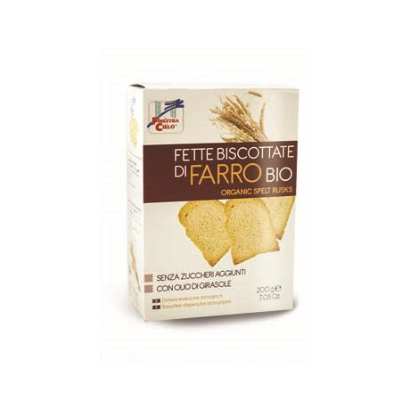 Fsc Fette Biscottate Di Farro Bio Senza Zuccheri Aggiunti Con Olio Di Girasole Senza Olio Di Palma 200 G