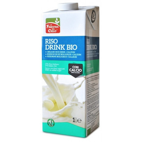 Fsc Rice Drink Bevanda Di Riso Con Calcio Bio Vegan Senza Zuccheri Aggiunti 1 Lt