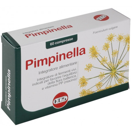 Pimpinella Integratore Alimentare Per Apparato Digerente 60 Compresse Scatola 48 g