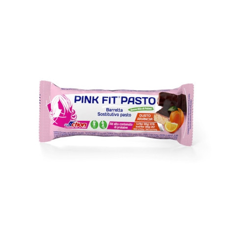 Proaction Pink Fit Pasto Barretta Sostitutiva Del Pasto All'arancia 65 g