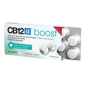 Cb12 Boost Eucalyptus White 10 Chewing Gum