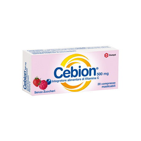 Cebion Masticabile Senza Zucchero Vit C 20 Compresse