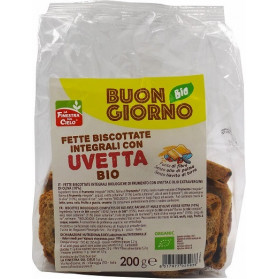 Fsc Fette Biscottate Integrali Con Uvetta Senza Lievito Di Birra Bio Con Olio Extravergine Di Oliva Senza Olio Di Palma 200 g