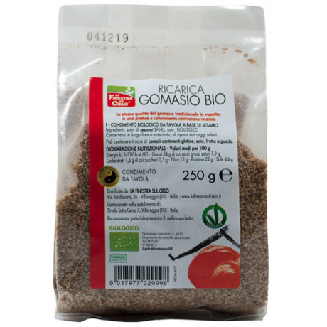 Gomasio Ricarica 250g Bio