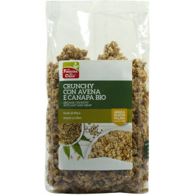 Fsc Crunchy Con Avena E Canapa Bio Adulti Alto Contenuto Di Fibra Con Olio Di Girasole E Senza Olio Di Palma 375 g