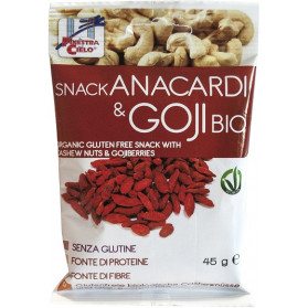 Fsc Snack Anacardi & Goji Bio Vegan Adulti Alto Contenuto Di Fibre 45 g