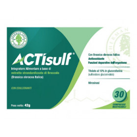 Actisulf 600mg 30 Compresse Masticabili