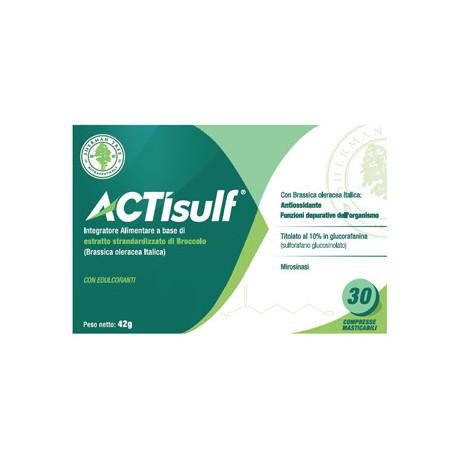 Actisulf 600mg 30 Compresse Masticabili