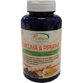 Curcuma & Piperina Raihuen 120 Compresse Da 500 mg