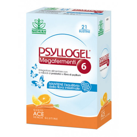 Psyllogel Megafermenti 6 Gusto Ace 21 Buste