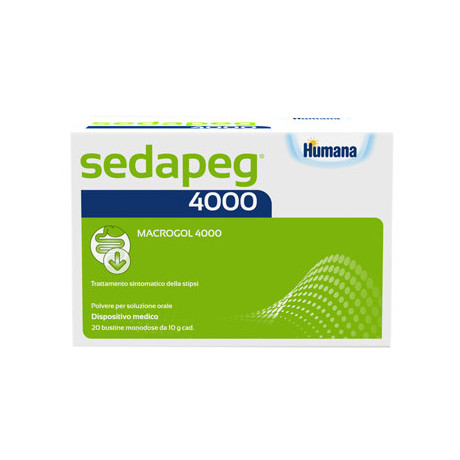 Sedapeg 4000 Bustine Humana 20 Bustine Da 10 g