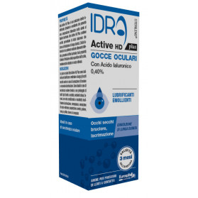 Gocce Oculari Sterilens Idra Active Hd Plus 10 ml Con Acido Ialuronico 0,40%