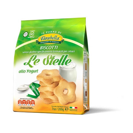 Farabella Biscotti Le Stelle Yogurt Senza Zucchero 200 g