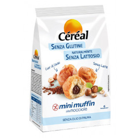 Cereal Mini Muffin Alle Nocciole Senza Glutine E Lattosio 6 Monoporzioni