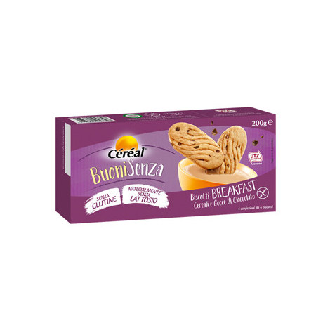 Cereal Buoni Senza Biscotti Breakfast Cereali E Gocce Di Cioccolato 200 g