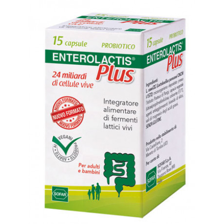 Enterolactis Plus 15 Capsule