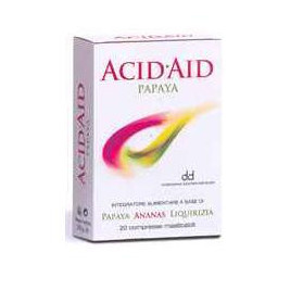 Acid Aid Papaya 20 Compresse Masticabili