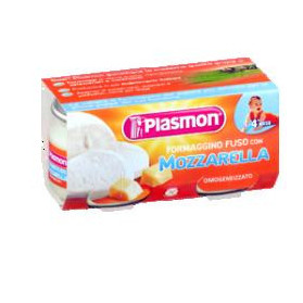 Plasmon Omogeneizzato Formaggino Mozzarella 80 g X 2 Pezzi