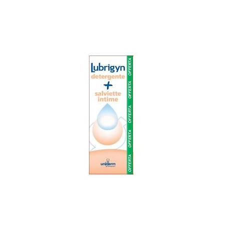 Lubrigyn Cofanetto Detergente 200 ml + 15 Salviettine