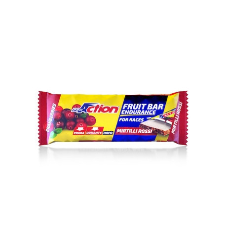 Proaction Fruit Bar Barretta Energetica Al Mirtillo Rosso 40 g