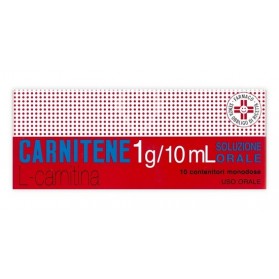 Carnitene Uso Orale 10 Flaconcino 1g Monodose