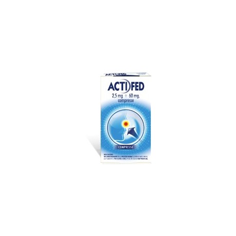 Actifed 12 Compresse 2,5mg+60mg