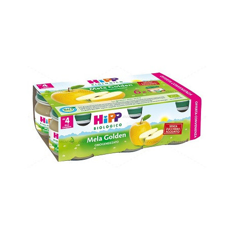 Hipp Biologico Multipack Omogeneizzato Mela Golden 6 Pezzi X 80 g