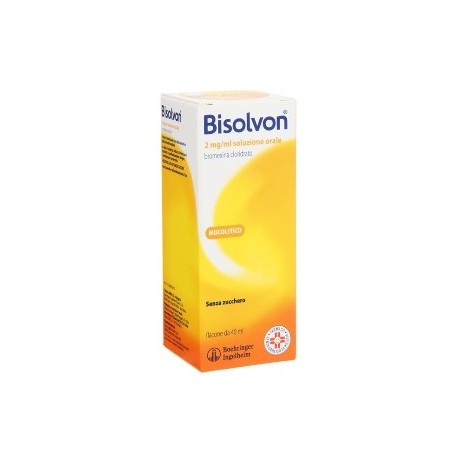 Bisolvon Uso Orale Soluzione Flaconcino 40ml 2mg/ml