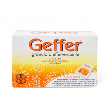Geffer Uso Orale Granulato Effervescente 24 Bustine 5g
